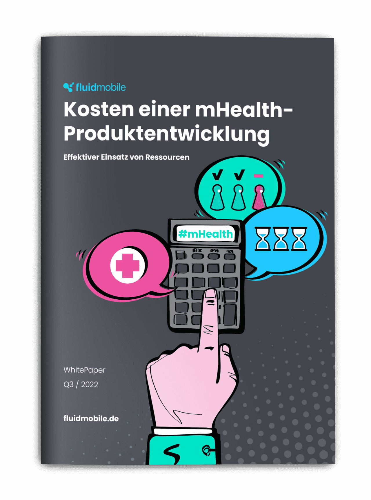 Cover WhitePaper und Webinar Kosten einer mHealth-Produktentwicklung